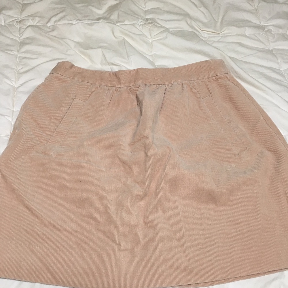 Corduroy j crew skirt